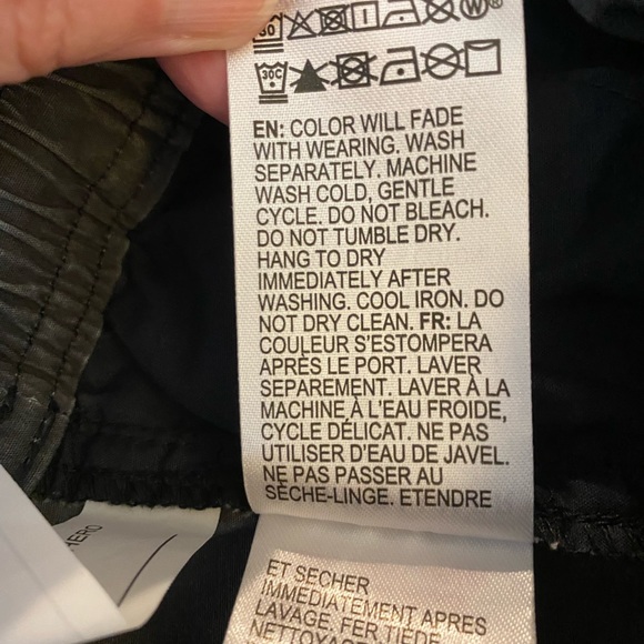 Quiksilver Boys Black Acid Wash Taxer Pull On Walk Shorts - Medium/12 - Picture 11 of 13